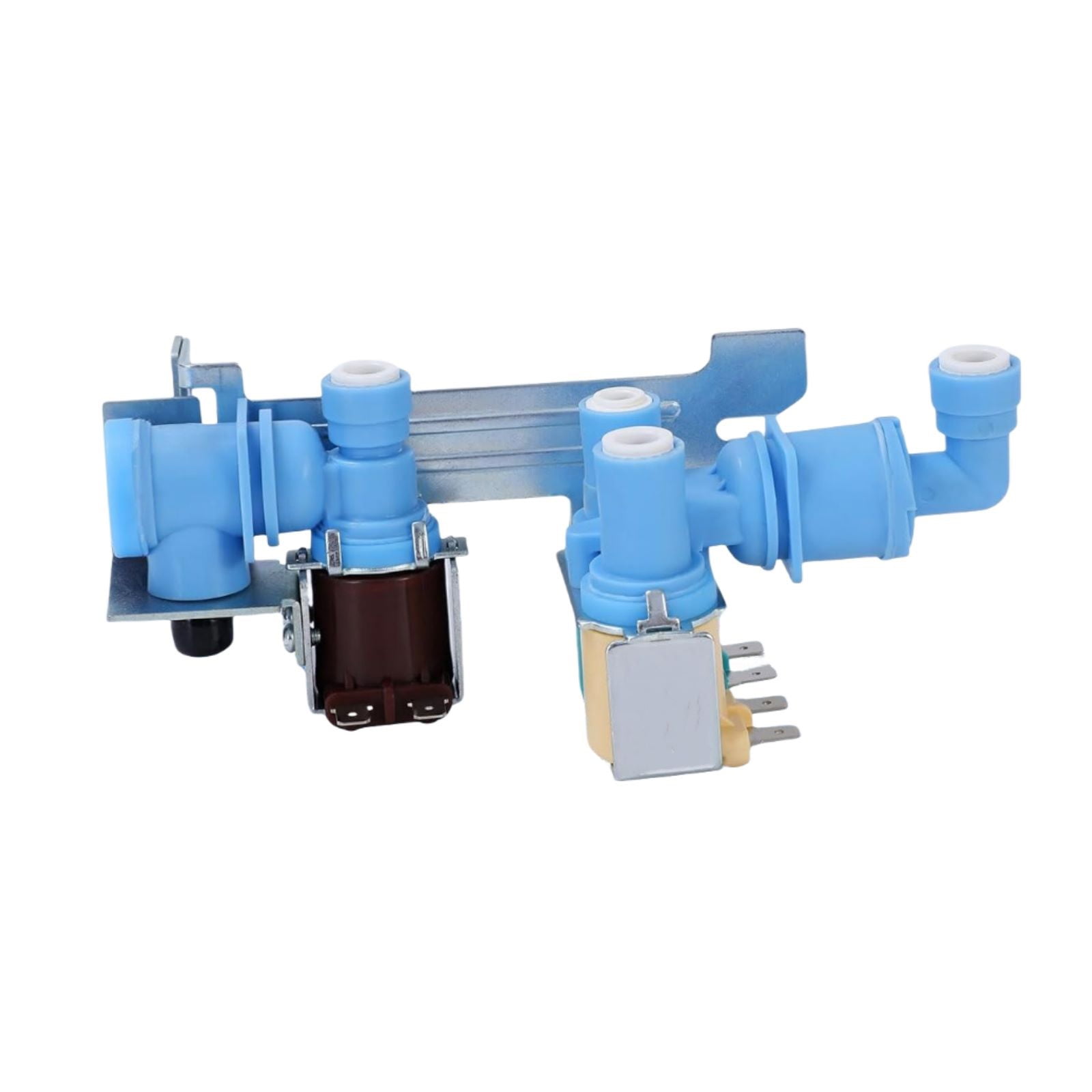 GUYUTING Refrigerator Water Valve Blue Color Precise Water Flow 120V DIY Ice Maker Repair