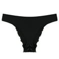 thumbnail image 6 of Charmo Women Thongs Underwear Retro Lace G-String Bikini Panties Pack of 4, 6 of 9