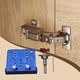 thumbnail image 5 of Guía de perforación de orificios para bisagras para ensamblaje de muebles de Cabinetmakers con Bit, 5 of 9