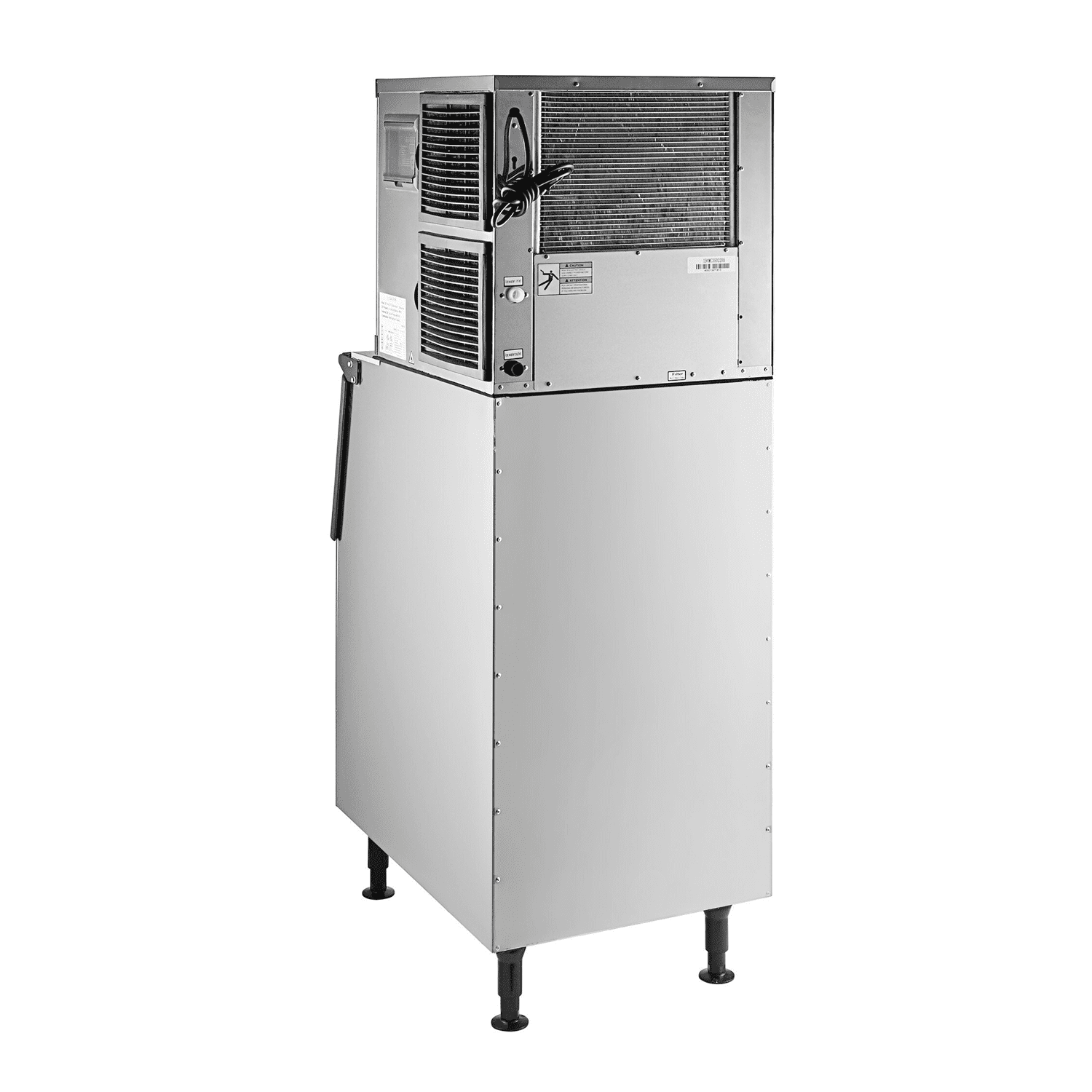 Commercial Ice Maker  350Lbs/24H, ETL, 275Lbs Storage, Ice Ready in 8-15 min, Stainless Steel Ice Maker for Bar/Cafe/Restaurant/Business