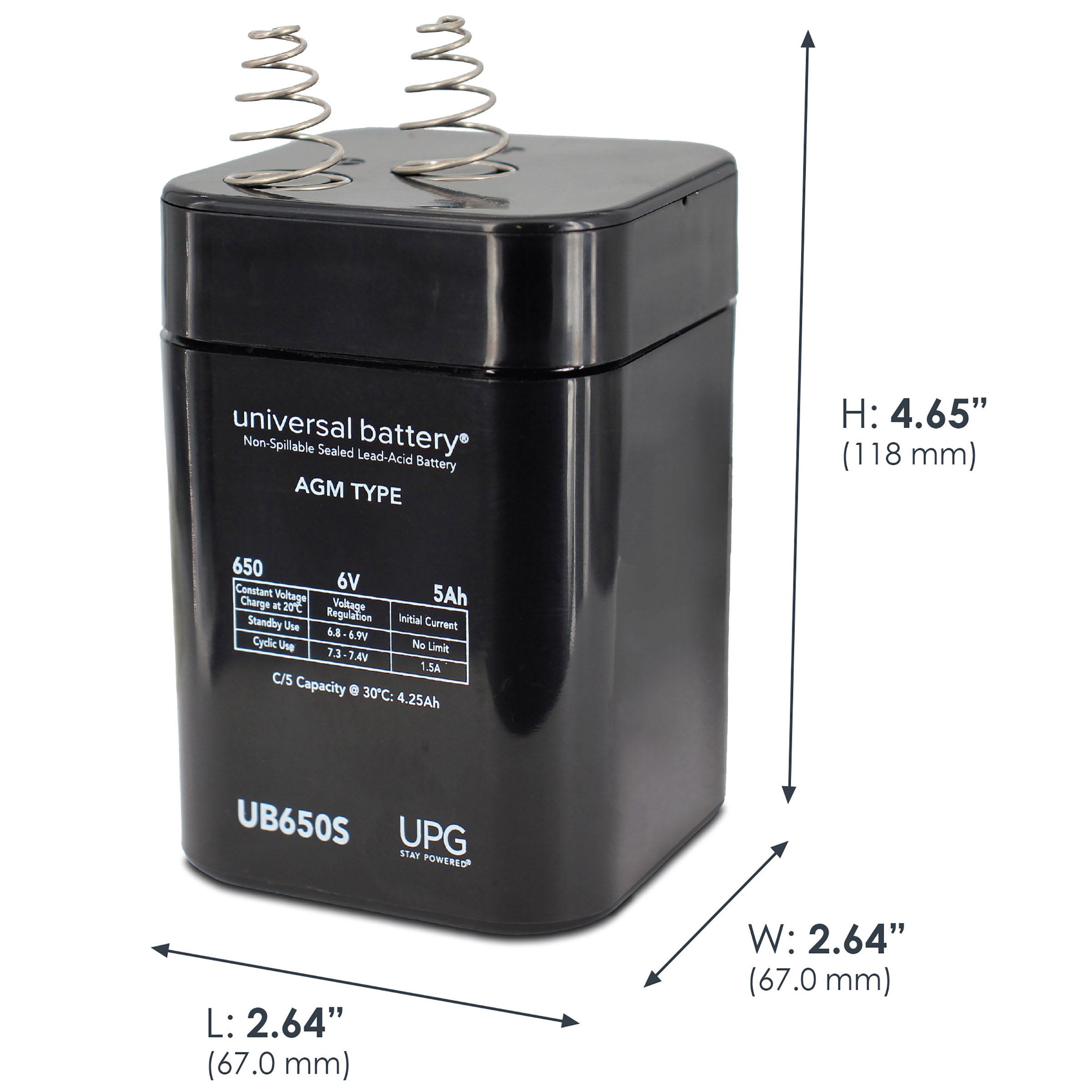 Deer Feeder Power 6V Solar Panel + 6V 5Ah S2 AGM Battery w/ Bracket by Universal Power Group