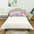 thumbnail image 6 of JSTEL Butterfly Unicorn Rainbow Satin Pillowcase Queen Size Pillow Cases Envelope Closure Bed Pillow Cover, 20 x 30 inch, 6 of 9