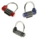 thumbnail image 1 of Paquete de 3 candados reiniciables con cerradura de combinación para herramientas, maleta, 1 of 7