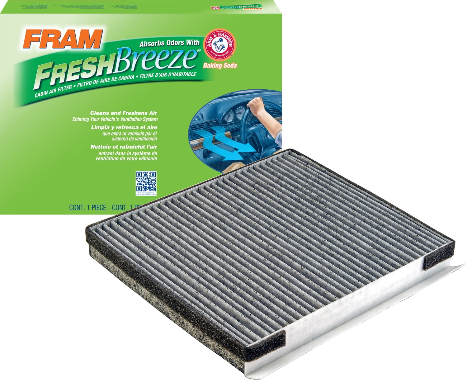 FRAM Fresh Breeze Cabin Air Filter, CF10735