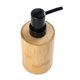 thumbnail image 5 of Dispensador de jabón para baño, botella ligera de bambú para champú, 240 ml, contenedor de loción independiente, botella de loción, 5 of 9