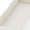 thumbnail image 4 of Rockefeller Mid-Century- Modern Dresser with 3- Drawers in White, 4 of 6