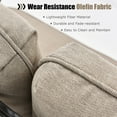 thumbnail image 6 of Gymax 2PCS Patio Loveseat & Table Set Conversation Sofa Set w/ Beige Cushions, 6 of 9