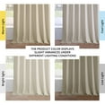 thumbnail image 3 of Exclusive Fabrics  Simply Velvet Room Darkening Curtains 2 Panels Set - Velvet Window Curtains for Living Room & Bedroom 50 X 120 - Light Ivory, 3 of 5