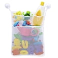 thumbnail image 2 of Organizador de juguetes de baño Bolsa de malla para guardar juguetes de baño con 2 ventosas, 2 of 11