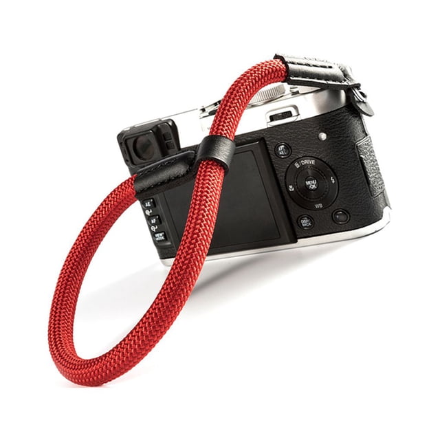 Sidaley Universal DSLR Cámara Anti-pérdida Anti-caída Cordón Muñeca Cuerda para colgar Correa Fotografía Videocámara Accesorios Cámaras de vídeo Rojo