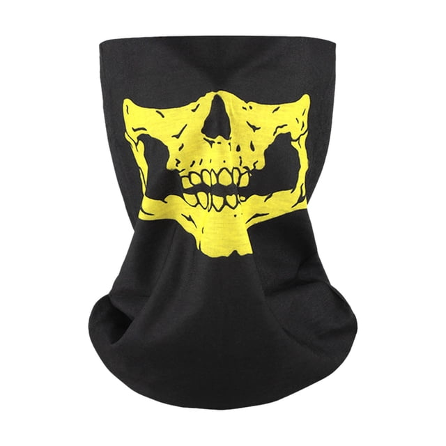 Halloween Bandana Face Day Of The Dead Skeleton Face For Masquerade Party Accessories Photo Props