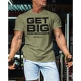 thumbnail image 3 of Gymish Get Big Workout T-Shirt – Funny Gym Shirt for Men, Lifting Tee, Men’s Workout Shirt, Deadlift Gym T-Shirt, Athletic Gym Wear for Men, 3 of 6