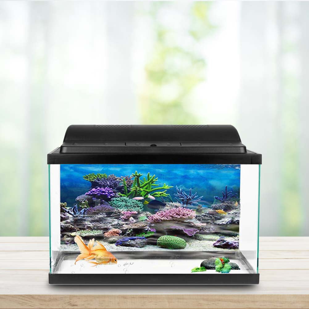 Tebru Fish Tank Decoration Poster, Aquarium Poster,PVC Adhesive