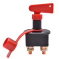 thumbnail image 1 of 12V 24V DC Car Battery Isolator Disconnect Cut Off Kill Switch Circuit Breaker Main Power Rotary Key Switch 400A For Truck Boat ,Easy to Install, 1 of 3