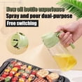thumbnail image 2 of Oil Sprayer For Cooking,16oz/470ml Premium Glass Oil Spray Bottle,2 In 1 Olive Oil Dispenser Bottle For Kitchen,Spray And Pour,Food-Grade Oil Mister For Air Fryer,Salad,Frying,Bbq (y+g), 2 of 5