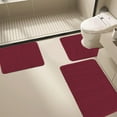 thumbnail image 2 of Zvmxot Bathroom Rugs Bathroom Non-slip Absorbent Foor Mat 3 Set Door Mats Bedroom Door Mats Household Carpet Bathroom Door Mats,, 2 of 8