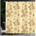 thumbnail image 4 of Ambesonne Egypt Shower Curtain, Papyrus Antique, 69"Wx70"L, Cream, 4 of 5
