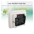 thumbnail image 3 of 12V 4W Fridge Vent With Fan For RV Trailer Caravan Side Air Strong Wind Exhaust Automobile Accessories Car Styling Camper ,Easy Operate, 3 of 7