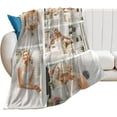 thumbnail image 3 of Custom Blanket with Photos Personalized Picture Collage Blankets Soft Sofa Blanket,Gift for Mother's Day,Family,Friends,Lovers,Dog Blue 35.4"X27.6", 3 of 6