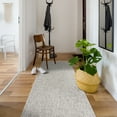 thumbnail image 2 of CAMILSON Easy Jute Rug Indoor Outdoor Farmhouse Area Rugs Gray 2x7, 2 of 10