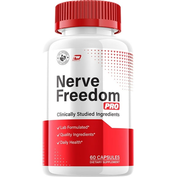 Nerve Freedom Pro Capsules – NerveFreedom Pro Pills Advanced Supplement, All Natural, NerveFreedomPro Maximum Strength Formula, Glycogen Support, 1 Pack, 60 Capsules