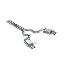 16-20 Ford GT350/GT350R Dual Quad Split Rear Outlet 3in Cat Back T304 Exhaust MBRP S7201304