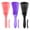 3pcs Pink+Purple+Black, variant on Livhil 3 Pack Hair Detangler Brush for Afro America, Detangling Brush for Natural Hair, Detangle Brush