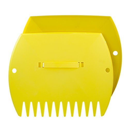 GardenHOME Lady Bug Shaped Large Garden and Yard Leaf Scoops/Hand Rakes. Multi use Leaves and Garbage Trash Pick-Up (1 Pair = 2 Leaf Scoops)