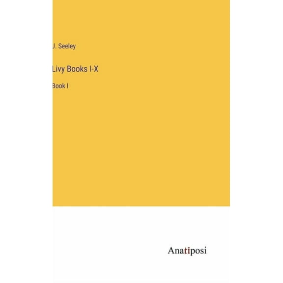Livy Books I-X: Book I (Hardcover)