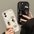 thumbnail image 2 of For Huawei P60 P30 Pro P40 Lite Y7A Y9S Nova 10 SE 11 9 3D Coffee Toy Cartoon Wave TPU Soft Phone Case for Honor X7 X8 X9 90 70, 2 of 4