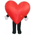 thumbnail image 4 of Disfraz inflable para adulto con diseño de corazón sonriente, 4 of 5