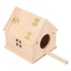 thumbnail image 4 of Nido de madera para periquitos, caseta de cría artesanal, nido de madera para pájaros, nido de cría para pájaros de jardín, 4 of 8