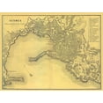 thumbnail image 2 of Muggiani 32x26 Black Ornate Wood Framed with Double Matting Museum Art Print Titled - Genova Italy - Muggiani 1865, 2 of 4