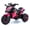 Pink+Plastic+50-99 Lbs, variant on HMYG 12V 3-Wheel Ride-On Motorcycle with Training Wheels and Lighting Wheels