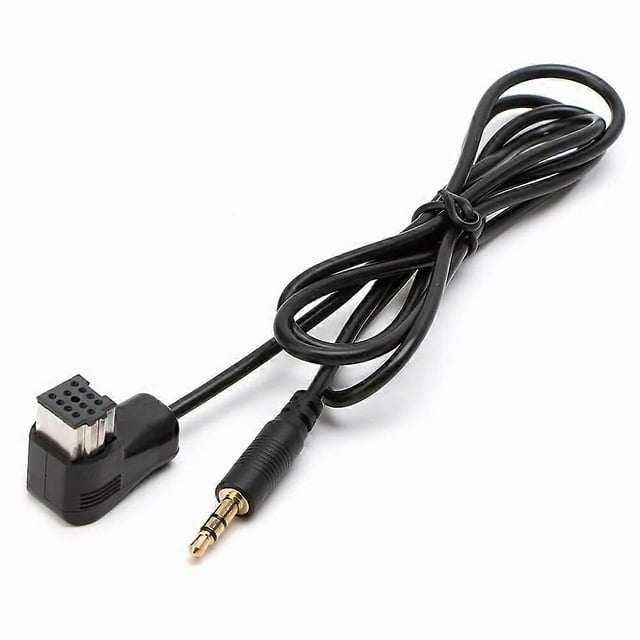 1Pc Car Radio Audio Aux Cable MP3 Input Adapter for Pioneer Headunit IP-BUS 35mm jack MP3 cable black