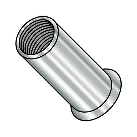 

10-32-.130 Small Head Rivet Nut Stainless Steel Cleaned and Polished NON-RIBBED (Pack Qty 1 000) BC-LSS-11130
