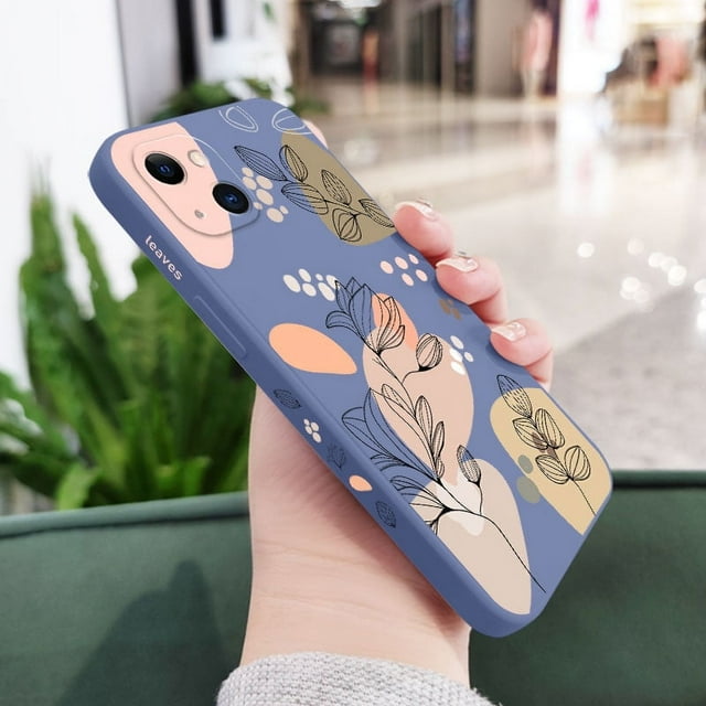 Abstract Plants Phone Case For iPhone 15 14 13 12 11 Pro Max Mini X XR XS MAX SE2024 8 7 Plus 6 6S Plus Cover JIANGLANG