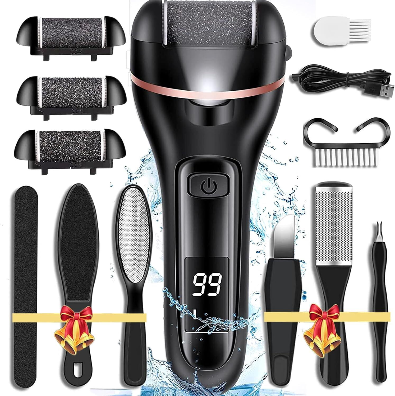 Professional Pedicure Tool Electric Foot Grinder File Callus Dead Skin Remover