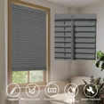 thumbnail image 6 of MYshade No Tools-No Drill Gray-30"W*64"H Cordless 1" Light Filtering Mini Blinds for Indoor Windows Horizontal Shades with Smooth Lift & Dustproof Slats, 6 of 9
