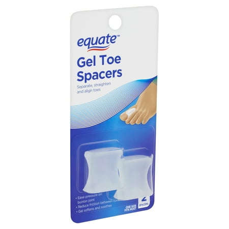 Vintage Spacer - Equate Gel Toe Spacers, 2 count