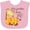 AD-Pink, variant on Inktastic My Grandma Loves Me Boys or Girls Baby Bib