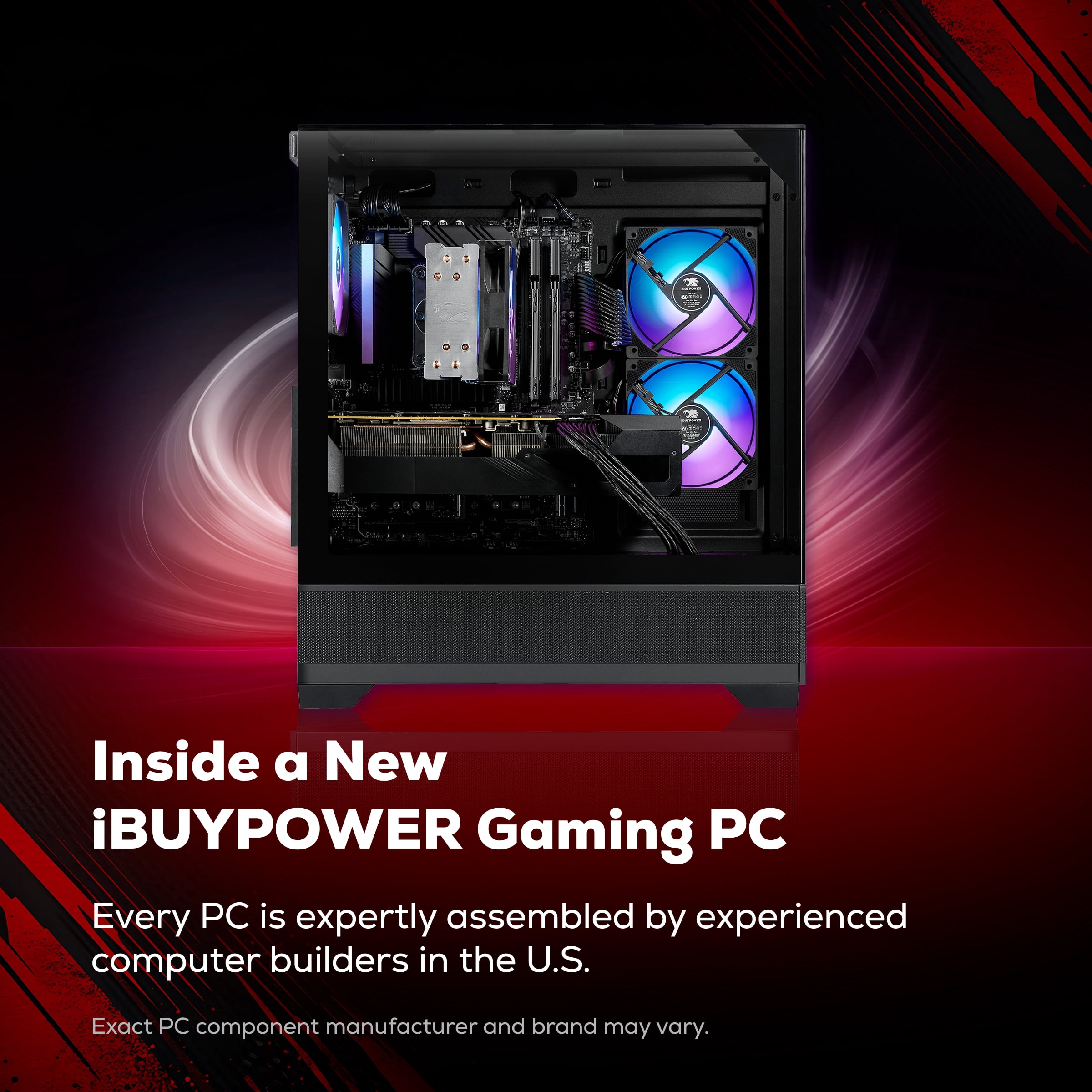 iBUYPOWER Element SE Gaming PC Desktop Computer Intel Core i5 14400F CPU, NVIDIA RTX 5050 8GB GPU, 16GB DDR4 Non-RGB 3200MHz RAM, 1TB NVMe SSD, Windows 11 Home, Gamer Keyboard and Mouse - ESI5N5503