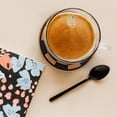 thumbnail image 4 of Mango Steam Set of Six Poker Chip Cork Coasters with Decorative Coaster Holder, Black, 4 of 7