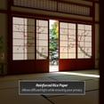 thumbnail image 4 of Red Lantern 7 ft. Tall Cherry Blossom Shoji Sliding Door Kit - Rosewood, 4 of 7