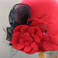 thumbnail image 5 of MEICHEN Elegant Flower Decoration Bucket Hat for Pretty Women Fashion Fall Church Cloche Hat Solid Vintage Bowler Hat, 5 of 5