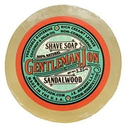 Gentleman Jon Sandalwood Shave Soap; Glycerine 2.25oz
