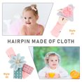 thumbnail image 2 of Soimiss 12Pcs Flower Hair Clips Assorted Color Fabric Hairpins Decorative Ponytail Accessories, 2 of 8