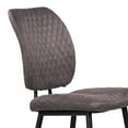 thumbnail image 5 of Armen Living Buckley 26" Counter Stool in Gray and Matte Black, 5 of 7