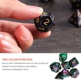thumbnail image 1 of 1 Set Polyhedral Dice Double Color Beautiful Exquisite Acrylic Role Playing Games Craps Entertainment Supplies Gambling Industry red+green, 1 of 7