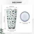 thumbnail image 4 of Goofa Modern Industry for 20 oz Skinny Tumbler Stainless Steel Coffee Mug Slim Vacuum Insulated Travel Cup Car Cup-Straw Three-piece Set, 4 of 8